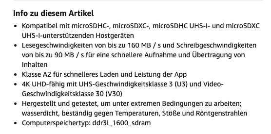 Textansicht von Amazon mit enger Schrift und schlechter Lesbarkeit