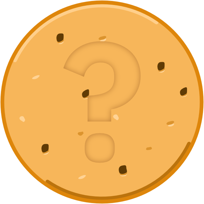 Illustrated Cookie with a questionmark